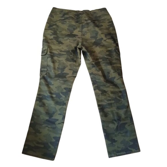 BELLE BY KIM GRAVEL Camouflage Cargo Pants 12 - NWOT - Picture 8 of 13